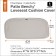 ONE NEW SETTE/BENCH CUSHION SHELL GREY - 41x18x3 CONT - CLASSIC#60-083-011001-RT
