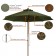 One New Bamboo Umbrella 9' Round Fern - 9' Round - Classic# 50-006-110101-Rt