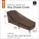 ONE NEW PATIO DAY CHAISE COVER DK COCOA - LRG - CLASSIC# 55-750-046601-RT