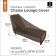 ONE NEW PATIO CHAISE COVER DK COCOA - 1SZ - CLASSIC# 55-749-016601-RT