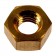 25 Hex Nuts - Metric Brass - M8-1.25x6 - (Dorman #680-152)
