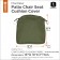 ONE NEW SEAT CUSHION SHELL FERN - 18x18x2 CONT - CLASSIC# 60-051-011101-RT