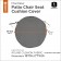 ONE NEW SEAT CUSHION SHELL CHARCOAL - 18 DIA - CLASSIC# 60-150-010801-RT