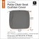 ONE NEW SEAT CUSHION SHELL CHARCOAL - 23x21x3 - CLASSIC# 60-158-010801-RT