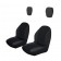 One New Seat Cover Black - Model 1 - Classic# 18-162-010401-Rt
