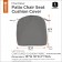 ONE NEW SEAT CUSHION SHELL CHARCOAL - 18x18x2 CONT - CLASSIC# 60-163-010801-RT
