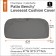ONE NEW SETTE/BENCH CUSHION SHELL CHARCOAL - 41x18x3 CONT - CLASSIC