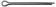 Cotter Pins- 1/8 In. x 1-3/4 In. (M3.2 x 44mm) - Dorman# 135-417