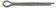 Cotter Pins - 1/8 In. x 1-1/4 In. (M3.2 x 30mm) - Dorman# 800-412